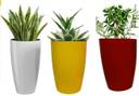 Premium 14-Inch Tall Tower Pots Ideal For Balcony, Terrace & Home Garden Use Pack Of 3