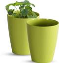 Stylish 14-Inch Stackable Tower Pot Perfect For Vertical Garden Setup Set Of 2 Pieces