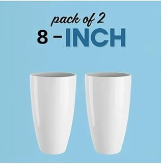 Efficient 8.5-Inch Tower Planters Ideal For Herbs, Greens & Decorative Plants 2 Pieces