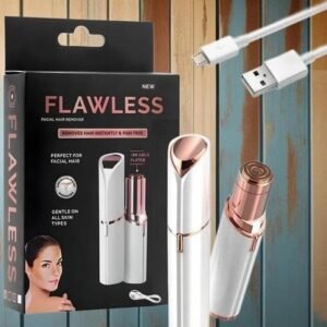 Flawless and Epilator, Lips Hair Removel, Nose Hair Removel Electric Razor Hair Removal for Women Rechargeable Trimmer with Light and USB