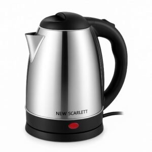 New Scarlett Kettle, Scarlett electric kettle 2 litre, Multipurpose Scarlett Electric Kettle for Boiling Water, Tea, Coffee, Eggs, Kettle for Kitchen, Office & Travel – Portable Design