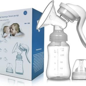 Breast Pump | Portable Handheld Breast Pump | BPA-Free Soft Silicone Flange | Easy Hands-Free Milk Expressing for Breastfeeding Mothers