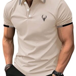 Lymio Polo T Shirt for Men || T Shirt for Man || Collar T Shirt Style Men (Packs Also Available) (Polo-40-43)