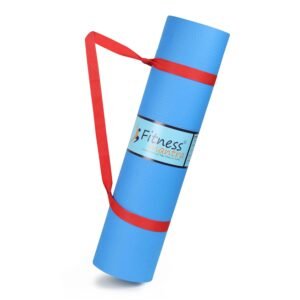 DukanRoad 4mm Anti-Slip Yoga Mat for Yoga Exercise |Qnty.-1 Pcs.| With Carrying Strap| Blue, 4mm|