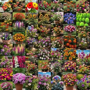 Low Maintenance Hybrid Flower Seeds Combo Pack- All Year Flower Seeds Supply (50 VARIETIES)